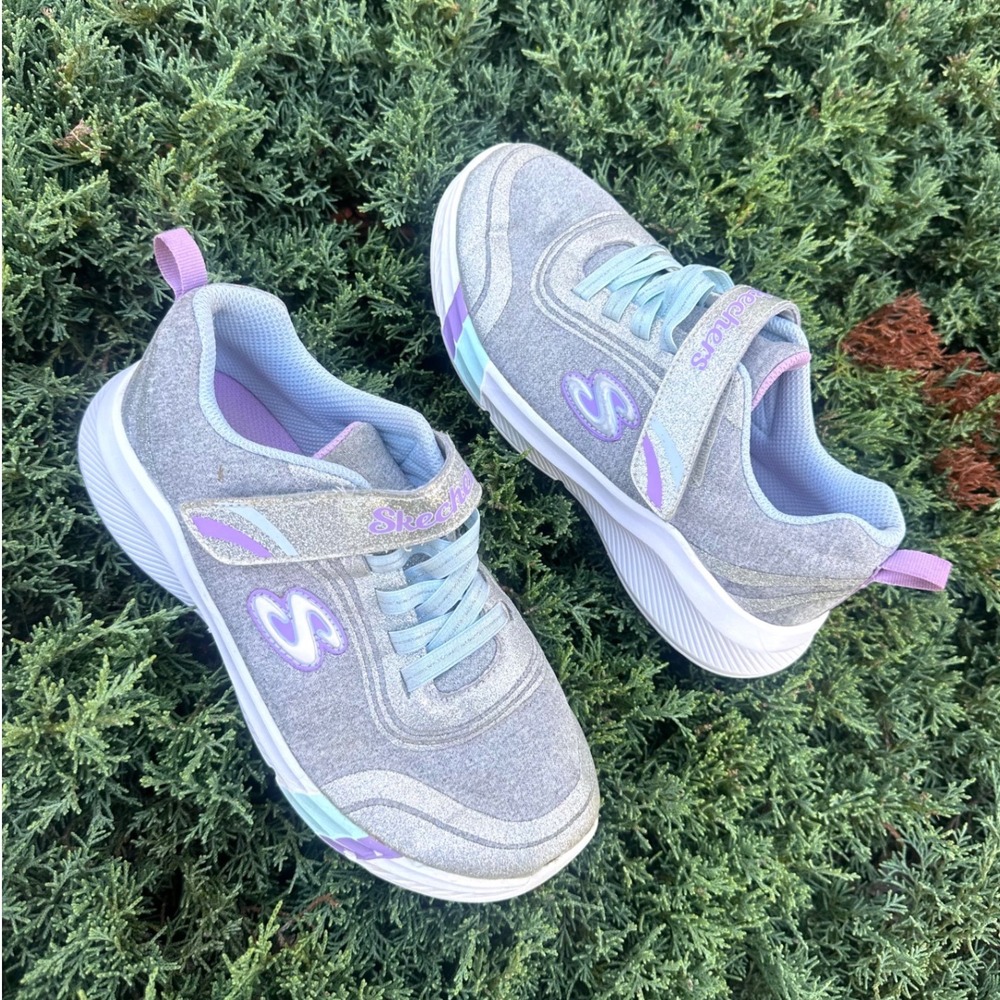 Skechers Dreamy Lites Sneakers Little Girl Size 3 Gray Shoes